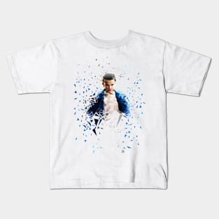 Stranger Things Eleven Low poly Kids T-Shirt